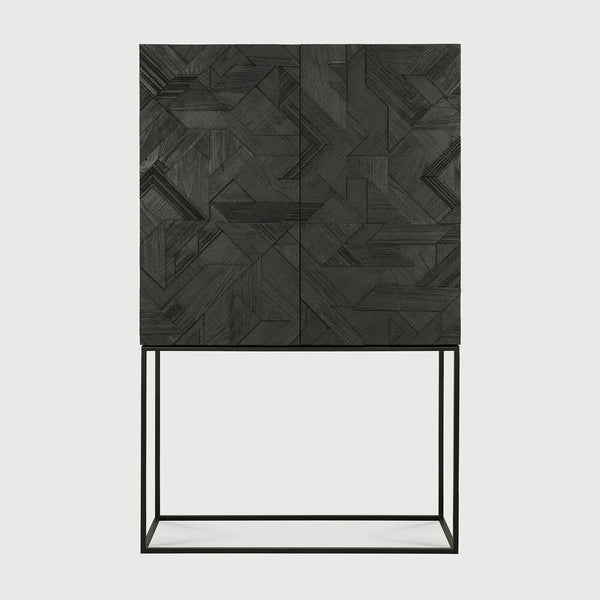 Armoire Ethnicraft Graphic en teck noir-01