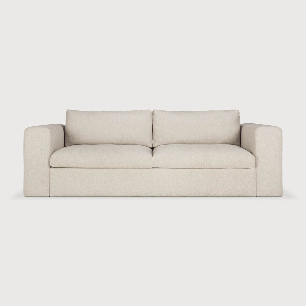 Canapé Ethnicraft Mellow (2.5/3 Places) en tissu- Off-White-07