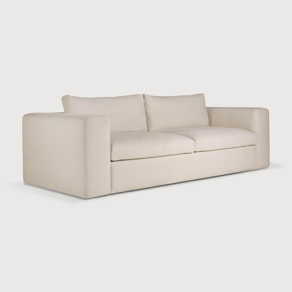 Canapé Ethnicraft Mellow (2.5/3 Places) en tissu- Off-White-09