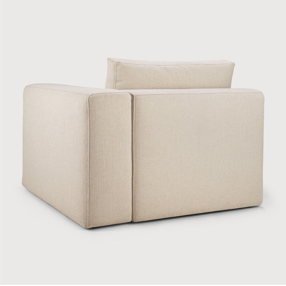 Canapé modulaire Ethnicraft Mellow (L/R) en tissu - Ivory-Off-White-13