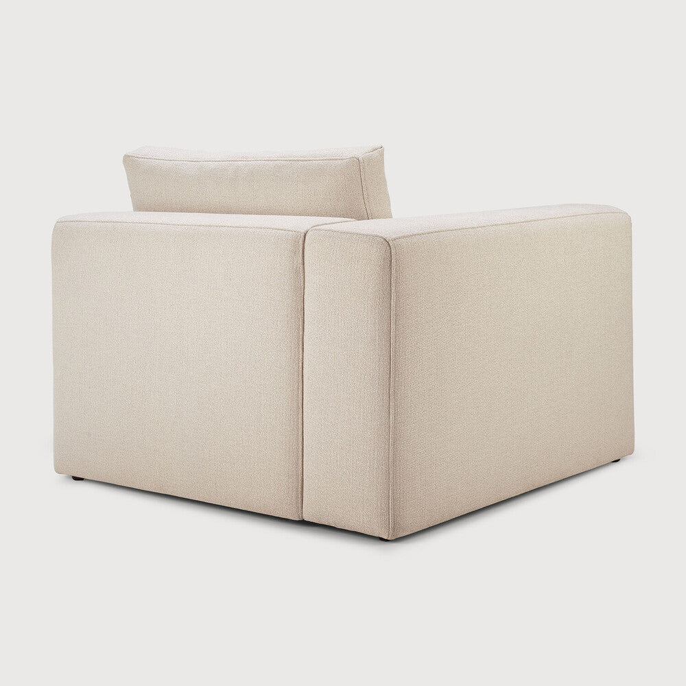 Canapé modulaire Ethnicraft Mellow (L/R) en tissu - Ivory-Off-White-18