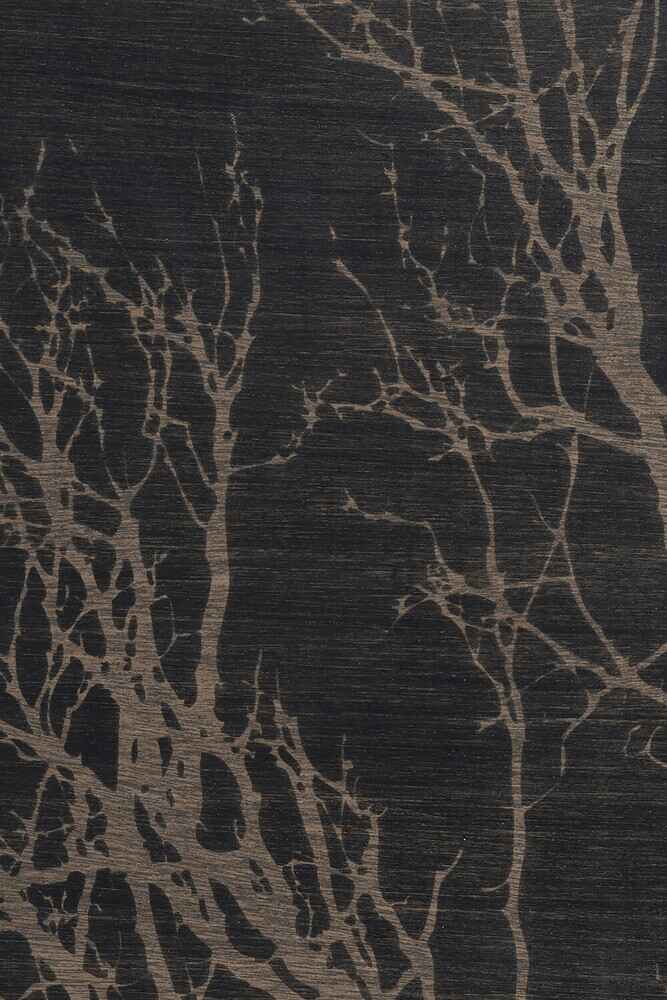 Plateau en bois Tree de Ethnicraft, noir, 71 x 36 x 3 cm-6