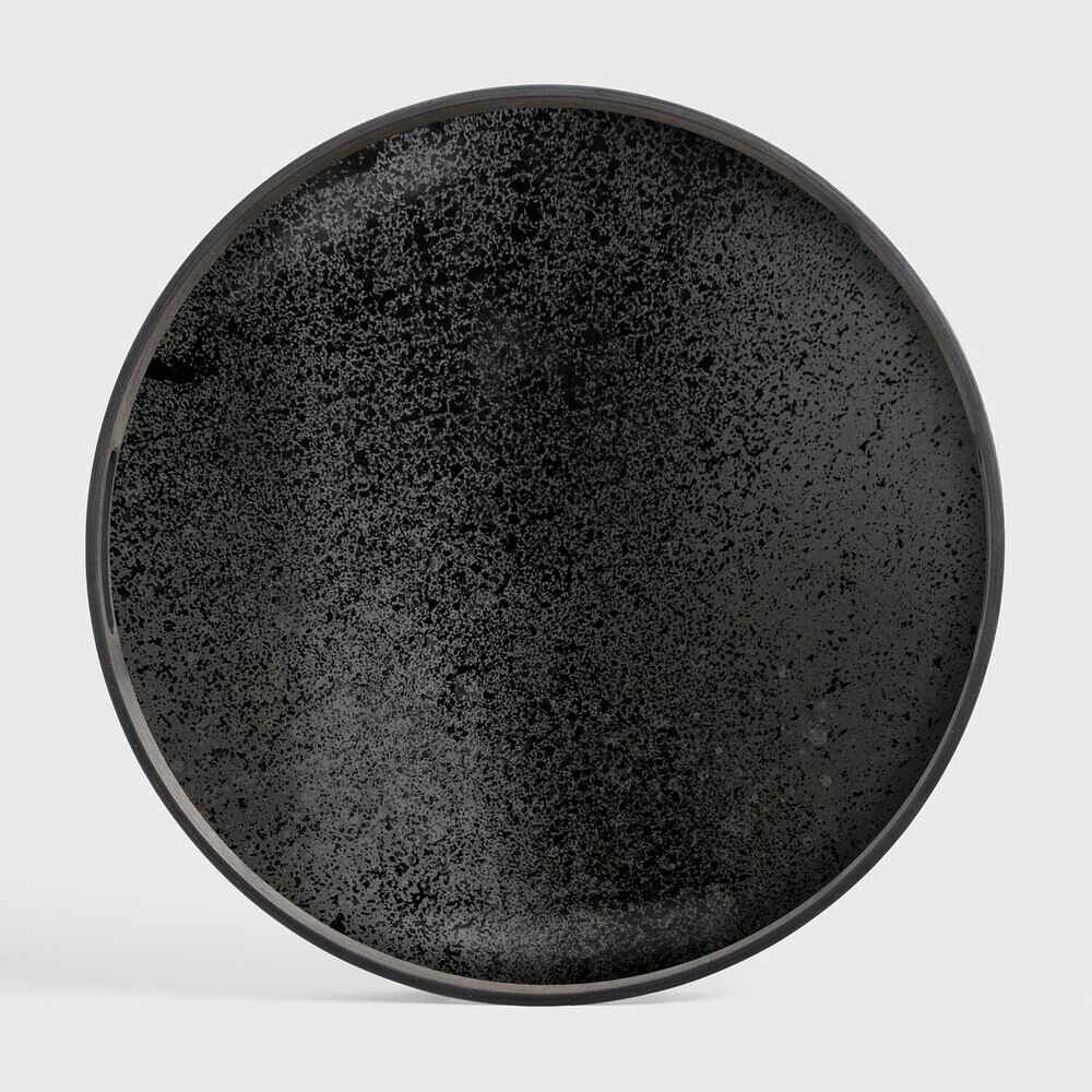 Plateau en verre Aged de Ethnicraft, Rond, 48 x 48 x 4 cm-1