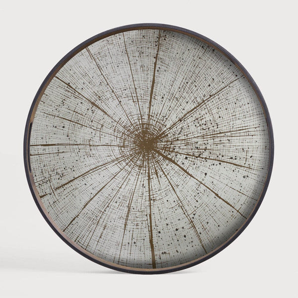 Plateau en verre Slice de Ethnicraft, Rond, 48 x 48 x 4 cm-1