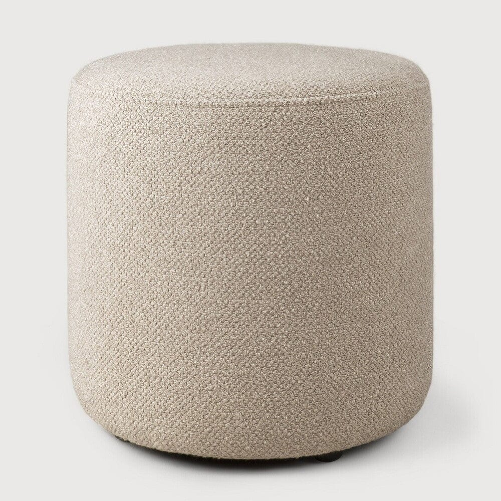 Ethnicraft pouf, blanc cassé