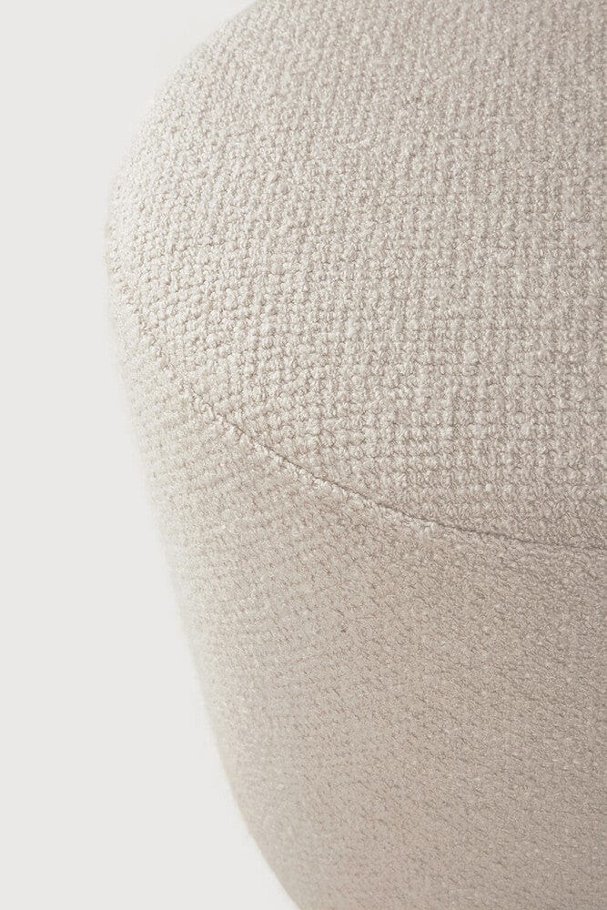 Ethnicraft pouf, blanc cassé