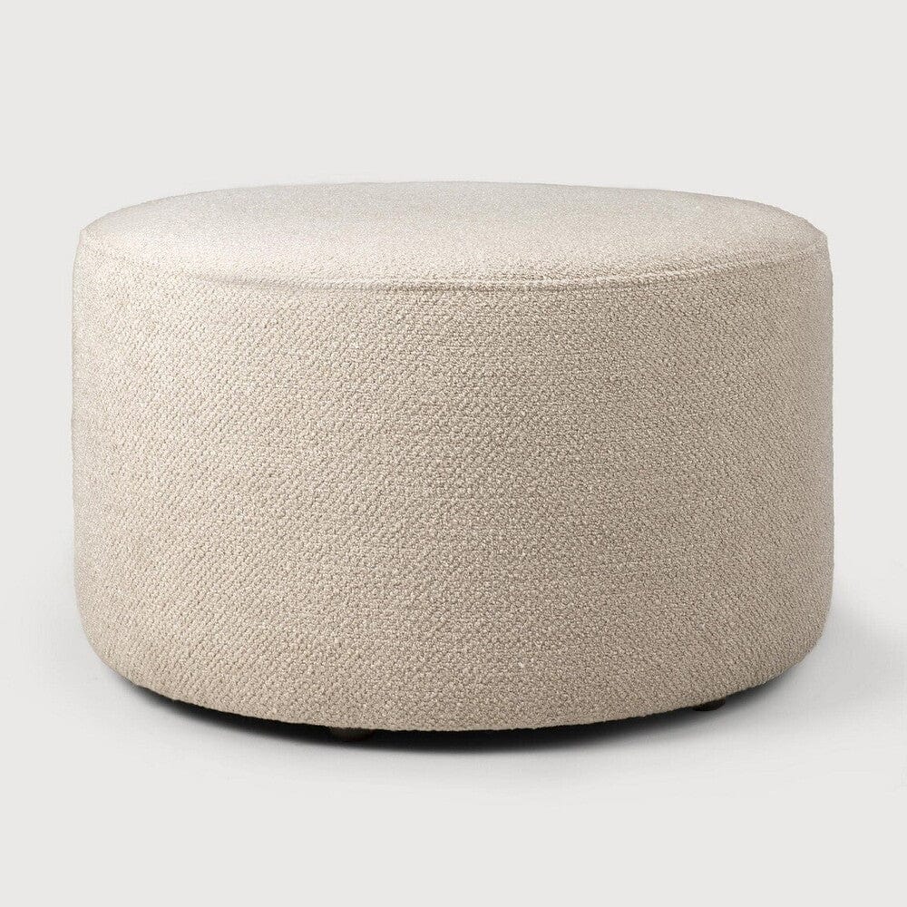 Ethnicraft pouf, blanc cassé