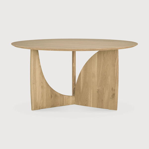 Table à manger ronde Ethnicraft Geometric Oak-01