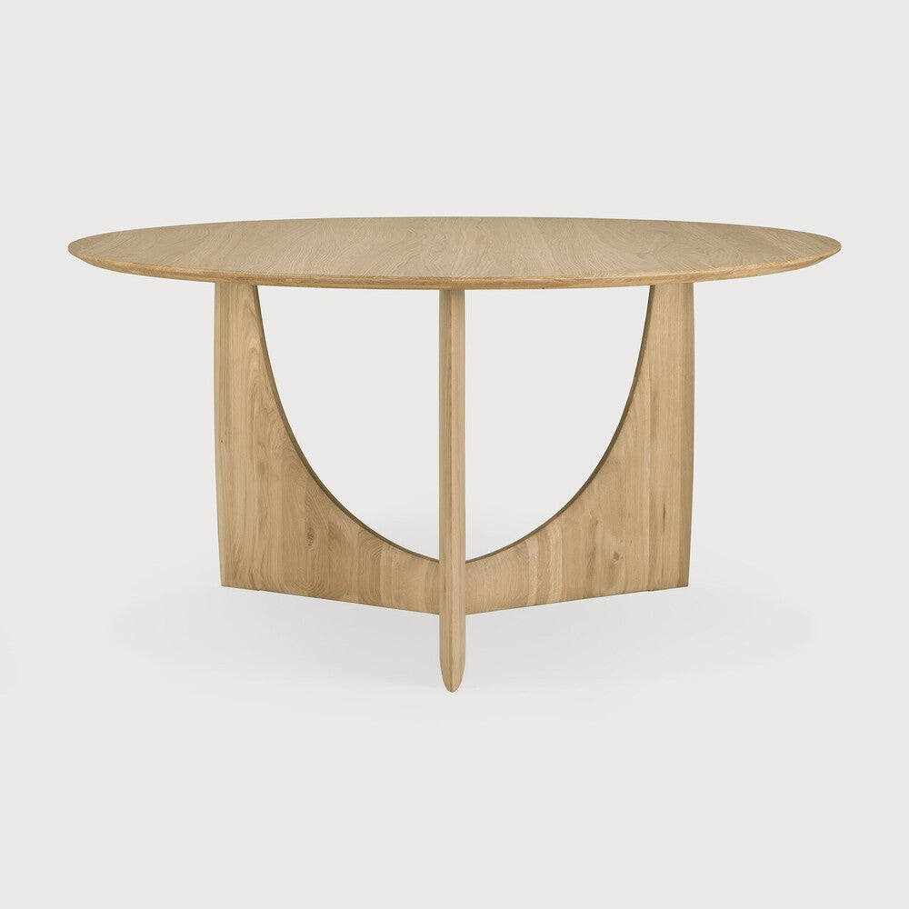 Table à manger ronde Ethnicraft Geometric Oak-03