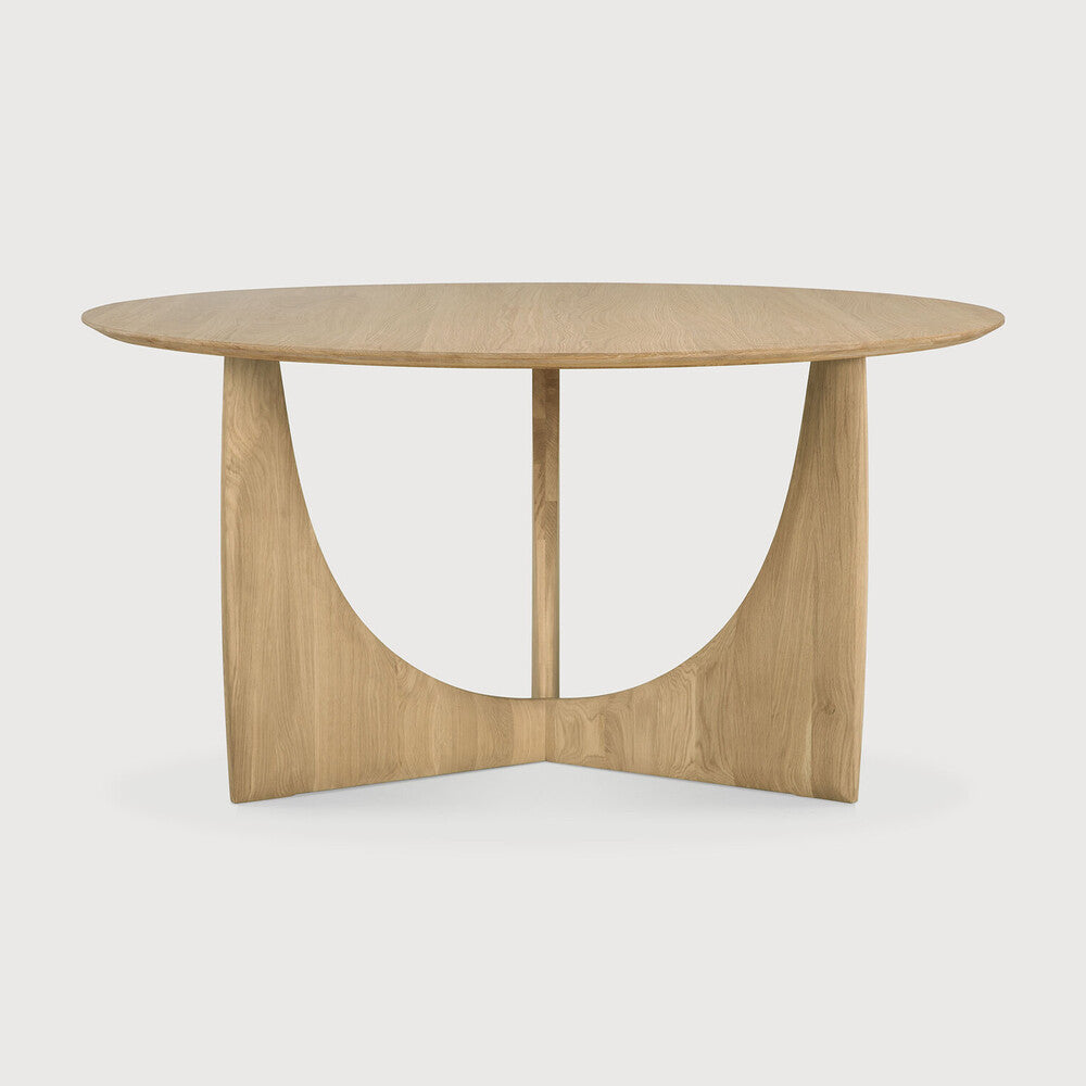 Table à manger ronde Ethnicraft Geometric Oak-04