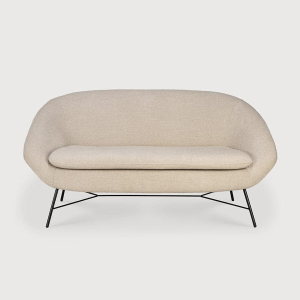 Ethnicraft sofa, blanc cassé, 141x79x71 cm