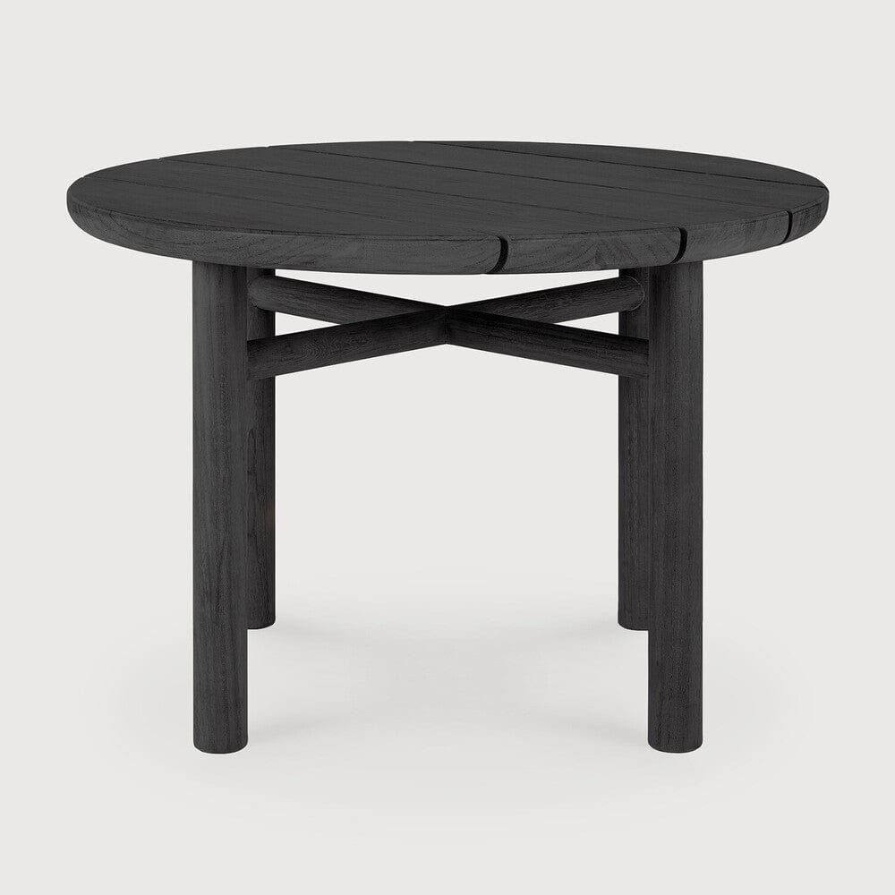 Ethnicraft Table Basse Extérieure Quatro en Teck Noir