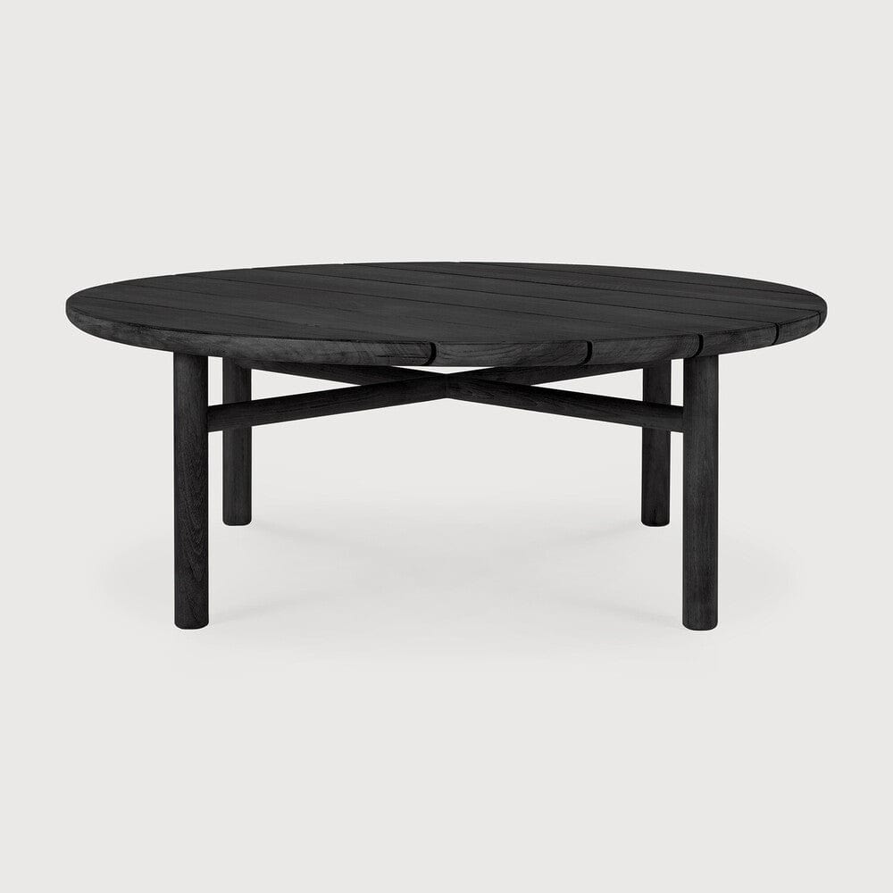 Ethnicraft Table Basse Extérieure Quatro en Teck Noir