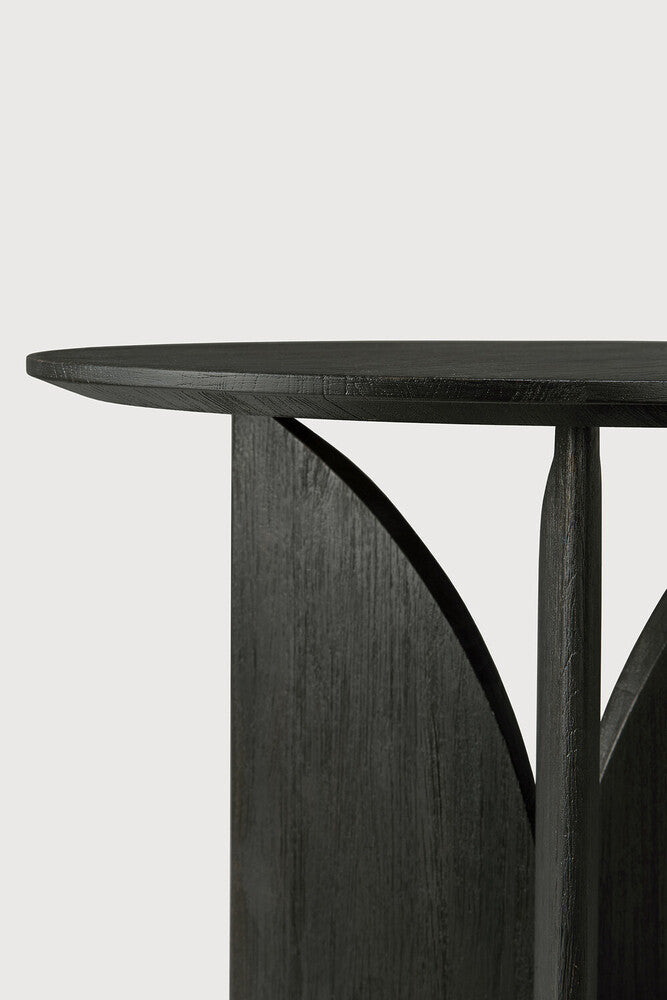 Table d'appoint Ethnicraft Fin en teck noir - 05