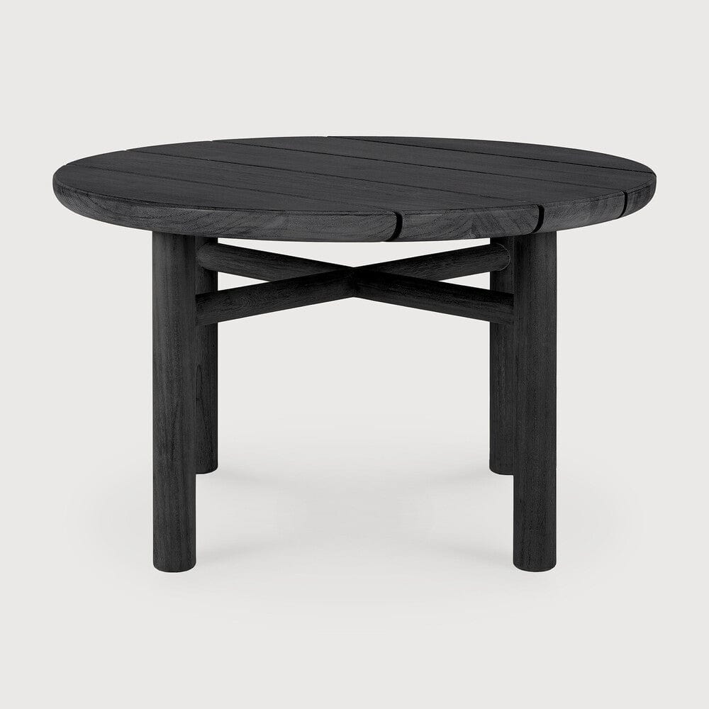 Ethnicraft Table d'Appoint Extérieure Quatro en Teck Noir