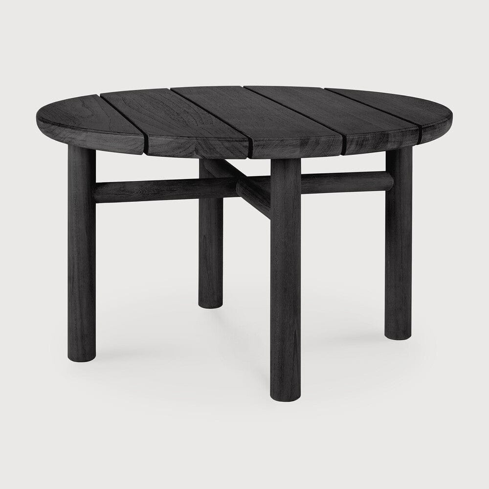 Ethnicraft Table d'Appoint Extérieure Quatro en Teck Noir