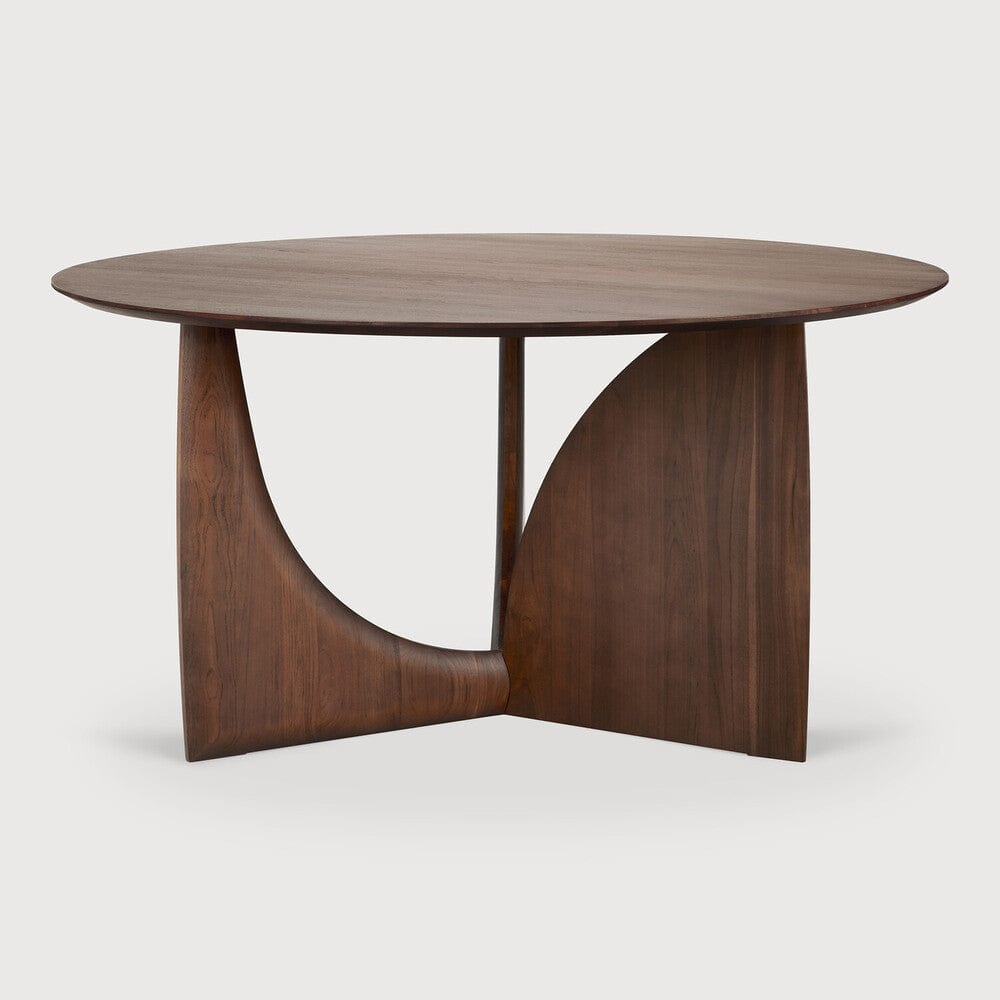 Ethnicraft Table ronde - Geometric, teck