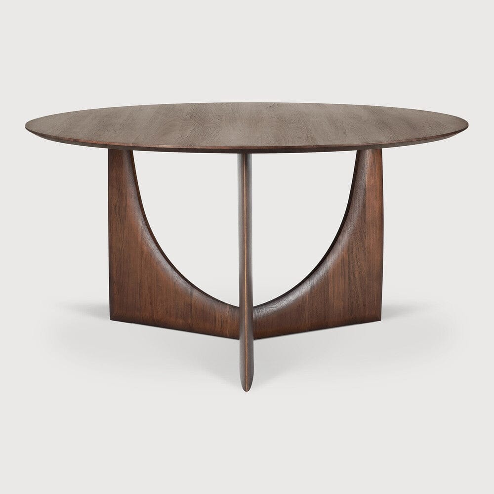 Ethnicraft Table ronde - Geometric, teck