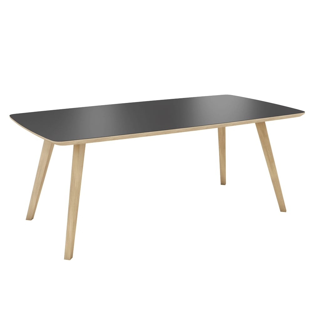 Table Mood Fenix #T1 T0300 Mobitec avec plateau Fenix et base en bois-02