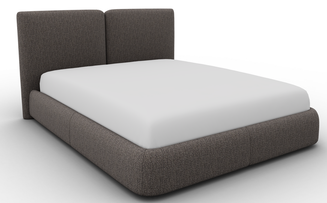 Lit Calligaris CS6088 Magenta avec tête de lit tapissée-06