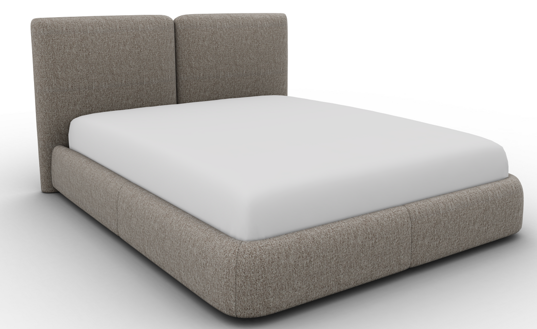 Lit Calligaris CS6088 Magenta avec tête de lit tapissée-08