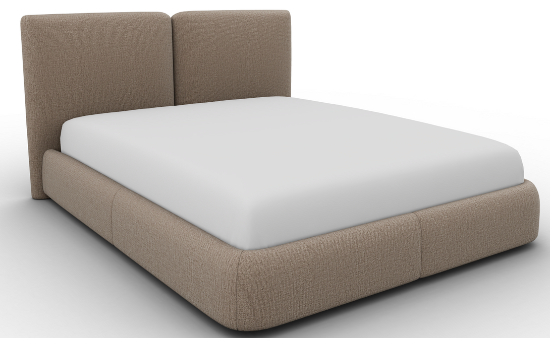 Lit Calligaris CS6088 Magenta avec tête de lit tapissée-26
