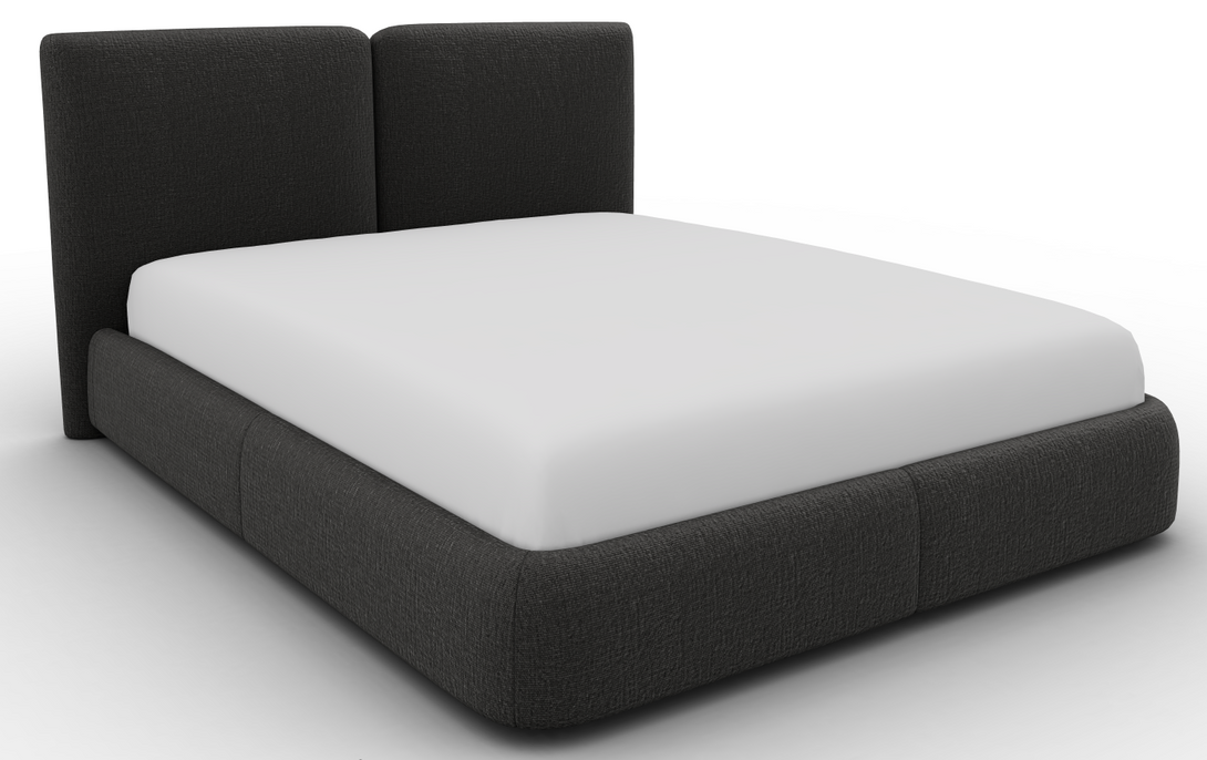 Lit Calligaris CS6088 Magenta avec tête de lit tapissée-27