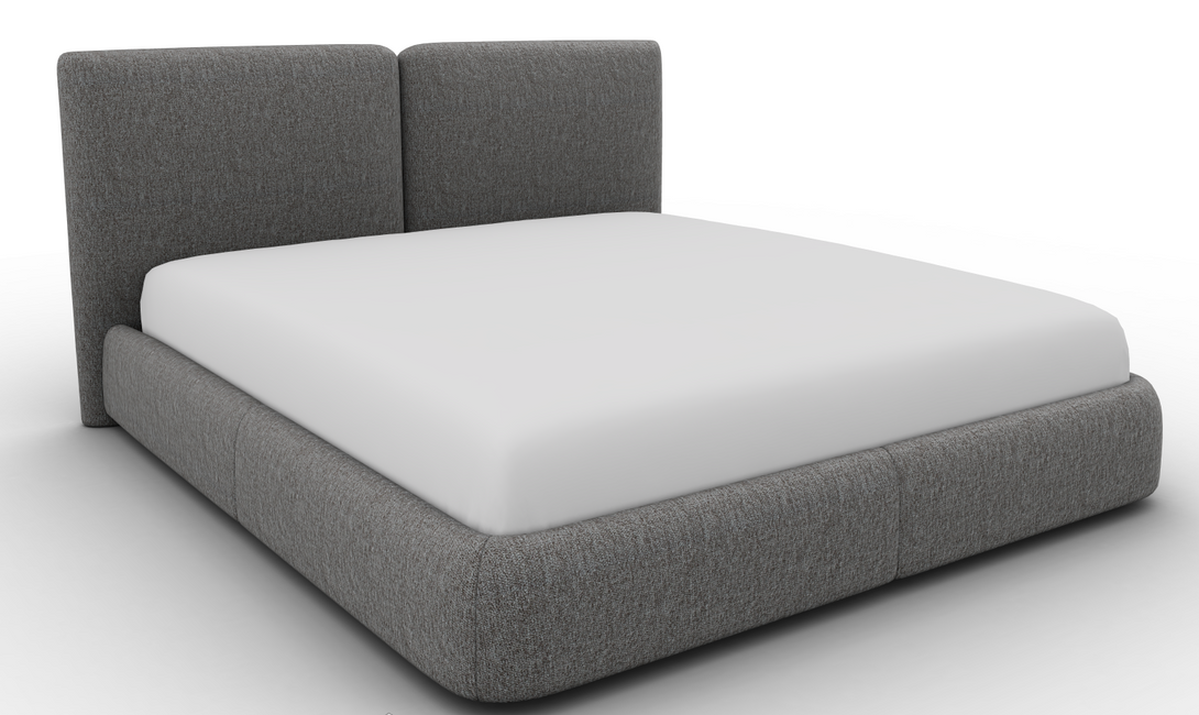 Lit Calligaris CS6088 Magenta avec tête de lit tapissée-38