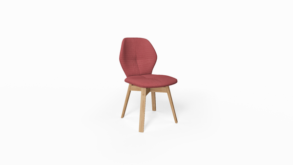 Chaise Mood 91 M0110 en tissu avec piètement bois-01