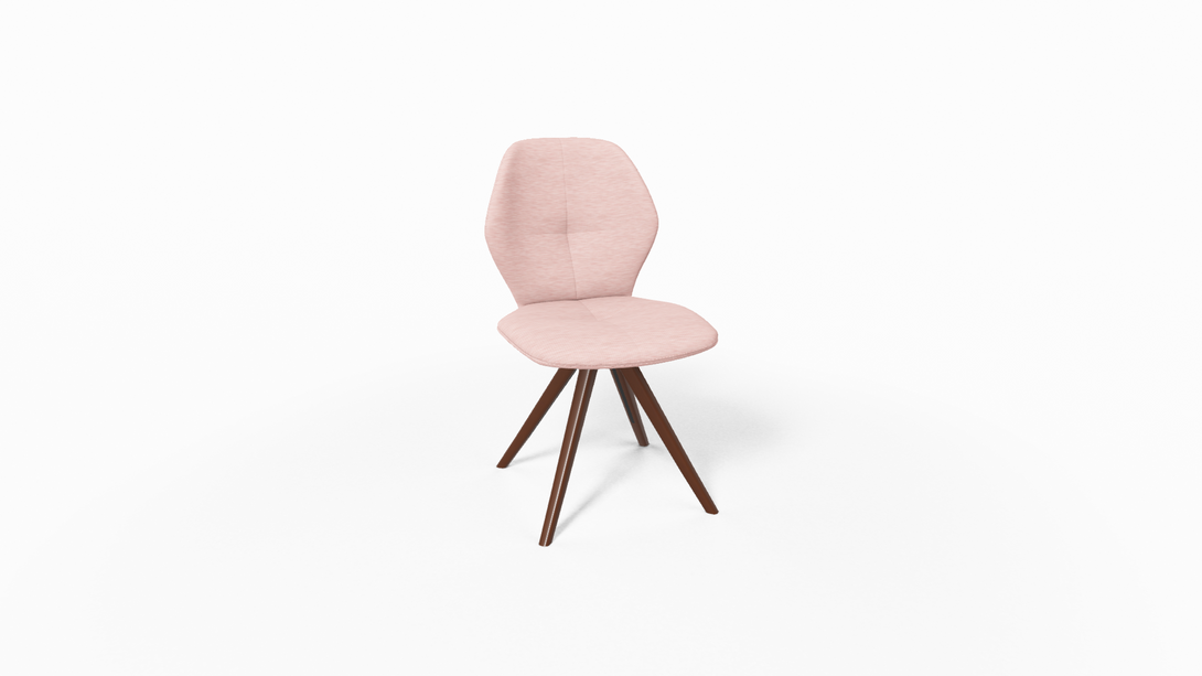Mobitec Chaise Mood 91 - M0910 Tissu avec pieds inclinés en bois-79