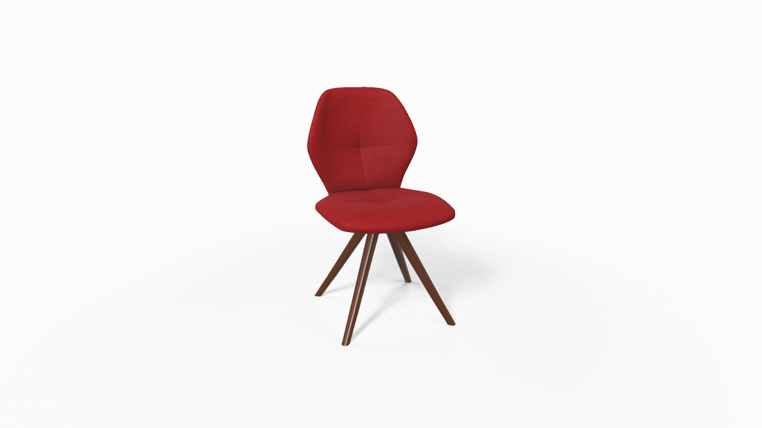 Mobitec Chaise Mood 91 - M0910 Tissu avec pieds inclinés en bois-99