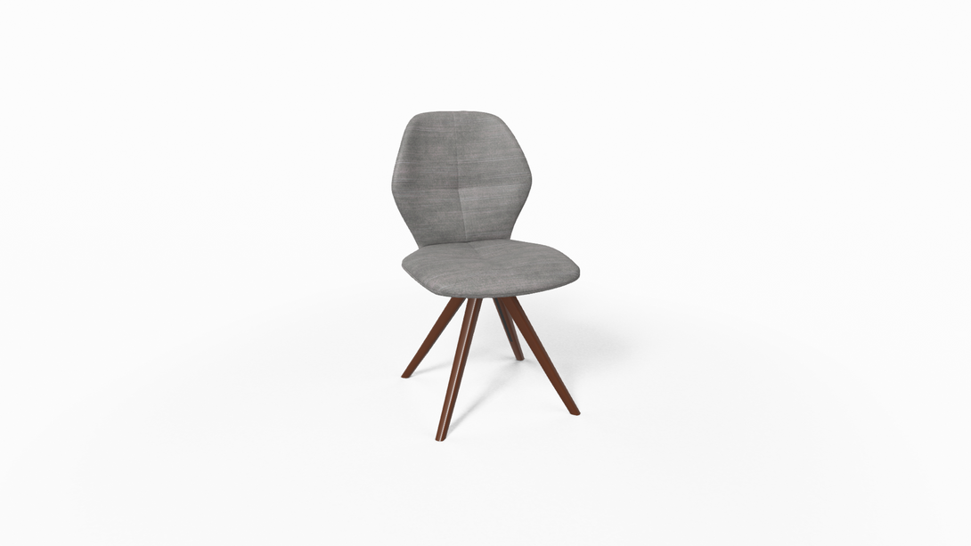 Mobitec Chaise Mood 91 - M0910 Tissu avec pieds inclinés en bois-92