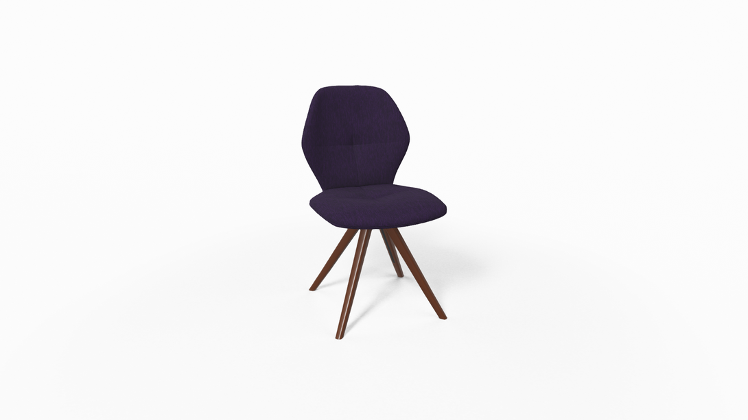 Mobitec Chaise Mood 91 - M0910 Tissu avec pieds inclinés en bois-85