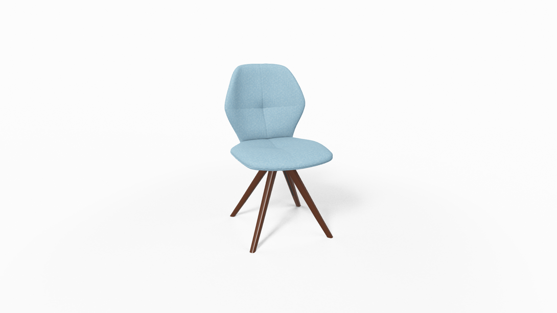 Mobitec Chaise Mood 91 - M0910 Tissu avec pieds inclinés en bois-88
