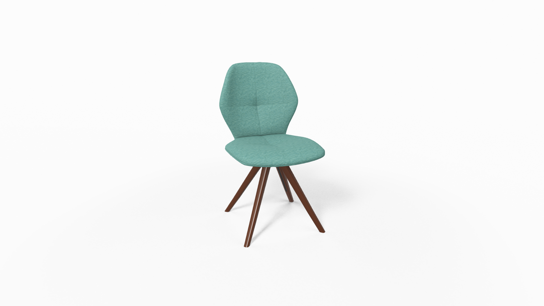 Mobitec Chaise Mood 91 - M0910 Tissu avec pieds inclinés en bois-82