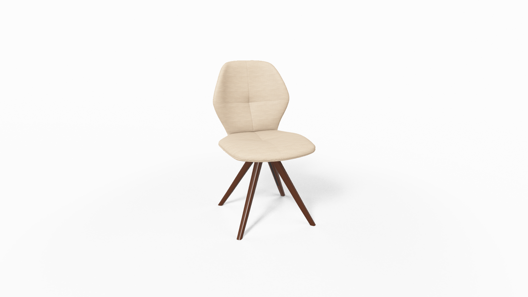 Mobitec Chaise Mood 91 - M0910 Tissu avec pieds inclinés en bois-98