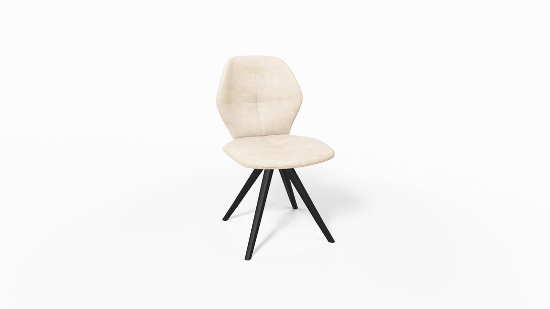 Mobitec Chaise Mood 91 - M0910 Tissu avec pieds inclinés en bois-47