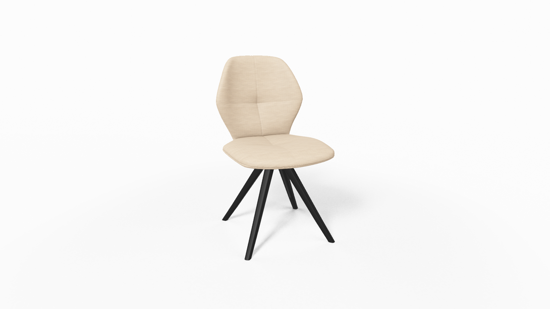 Mobitec Chaise Mood 91 - M0910 Tissu avec pieds inclinés en bois-48