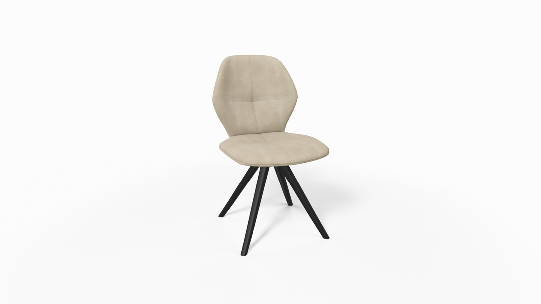 Mobitec Chaise Mood 91 - M0910 Tissu avec pieds inclinés en bois-46