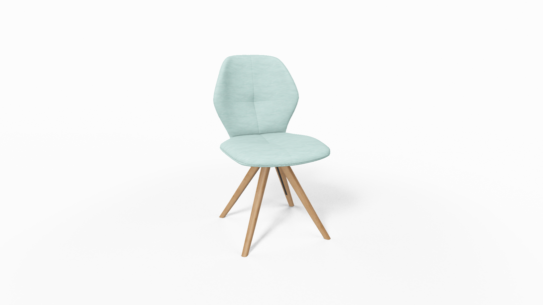Mobitec Chaise Mood 91 - M0910 Tissu avec pieds inclinés en bois-11