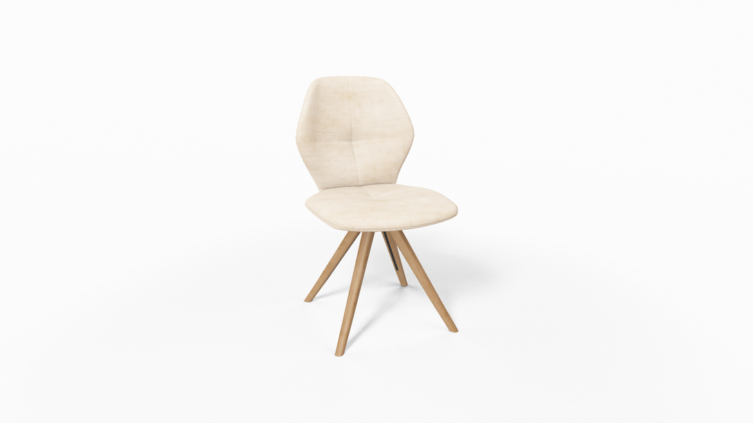 Mobitec Chaise Mood 91 - M0910 Tissu avec pieds inclinés en bois-22