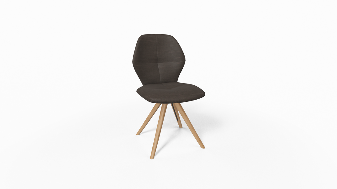 Mobitec Chaise Mood 91 - M0910 Tissu avec pieds inclinés en bois-18