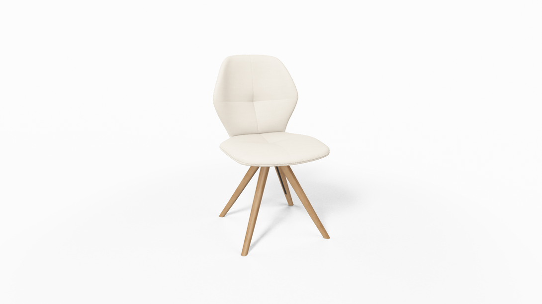 Mobitec Chaise Mood 91 - M0910 Tissu avec pieds inclinés en bois-25