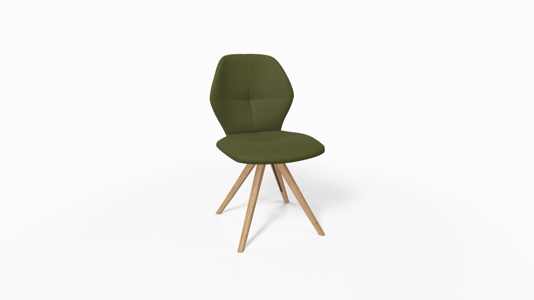 Mobitec Chaise Mood 91 - M0910 Tissu avec pieds inclinés en bois-08