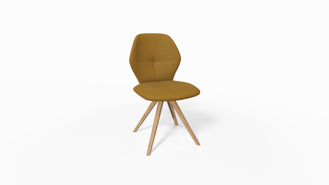 Mobitec Chaise Mood 91 - M0910 Tissu avec pieds inclinés en bois-20
