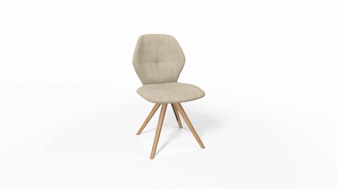 Mobitec Chaise Mood 91 - M0910 Tissu avec pieds inclinés en bois-21