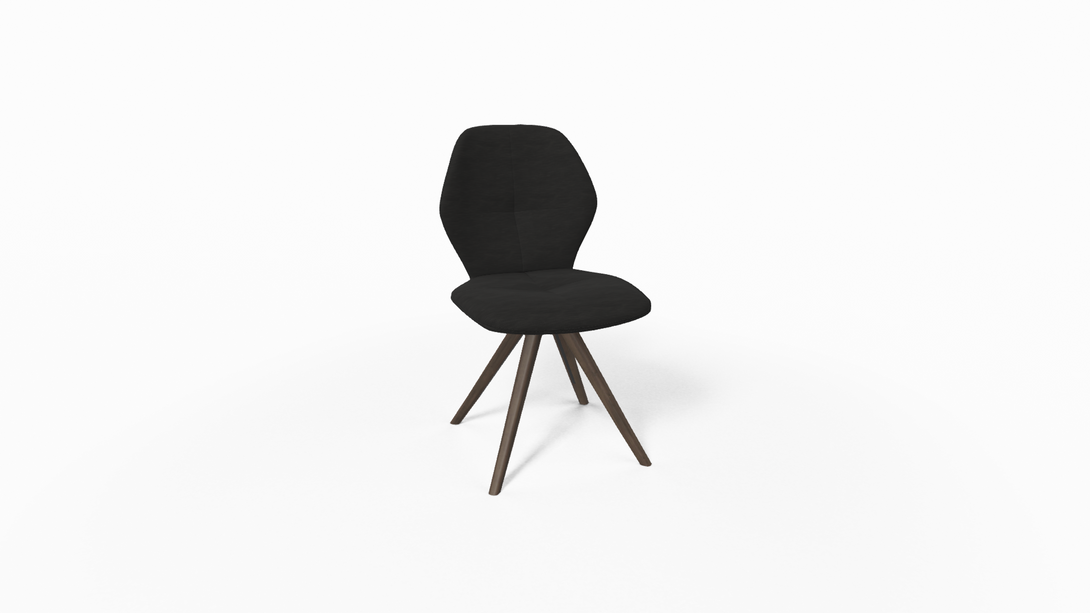 Mobitec Chaise Mood 91 - M0910 Tissu avec pieds inclinés en bois-66