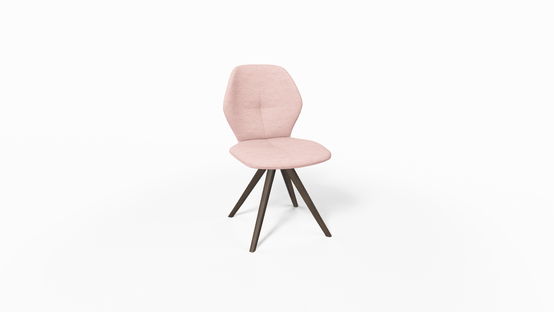 Mobitec Chaise Mood 91 - M0910 Tissu avec pieds inclinés en bois-54