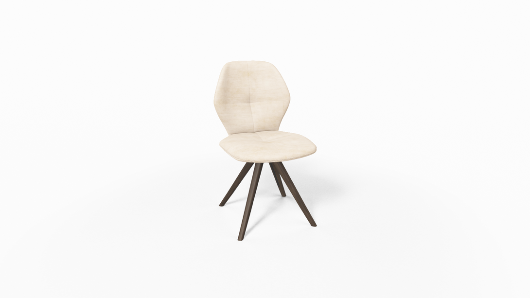 Mobitec Chaise Mood 91 - M0910 Tissu avec pieds inclinés en bois-72