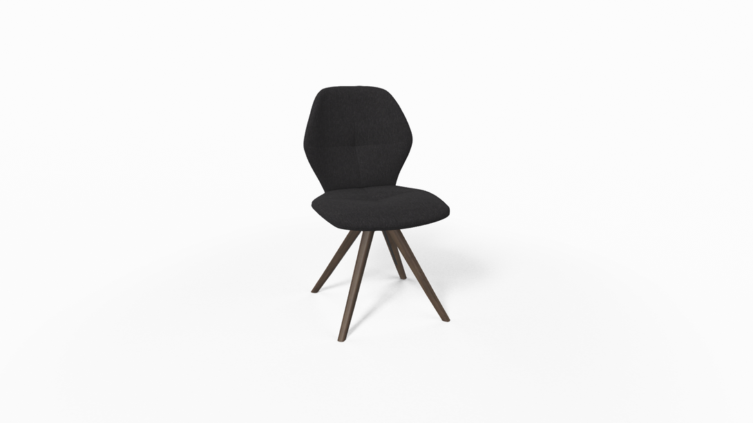 Mobitec Chaise Mood 91 - M0910 Tissu avec pieds inclinés en bois-65